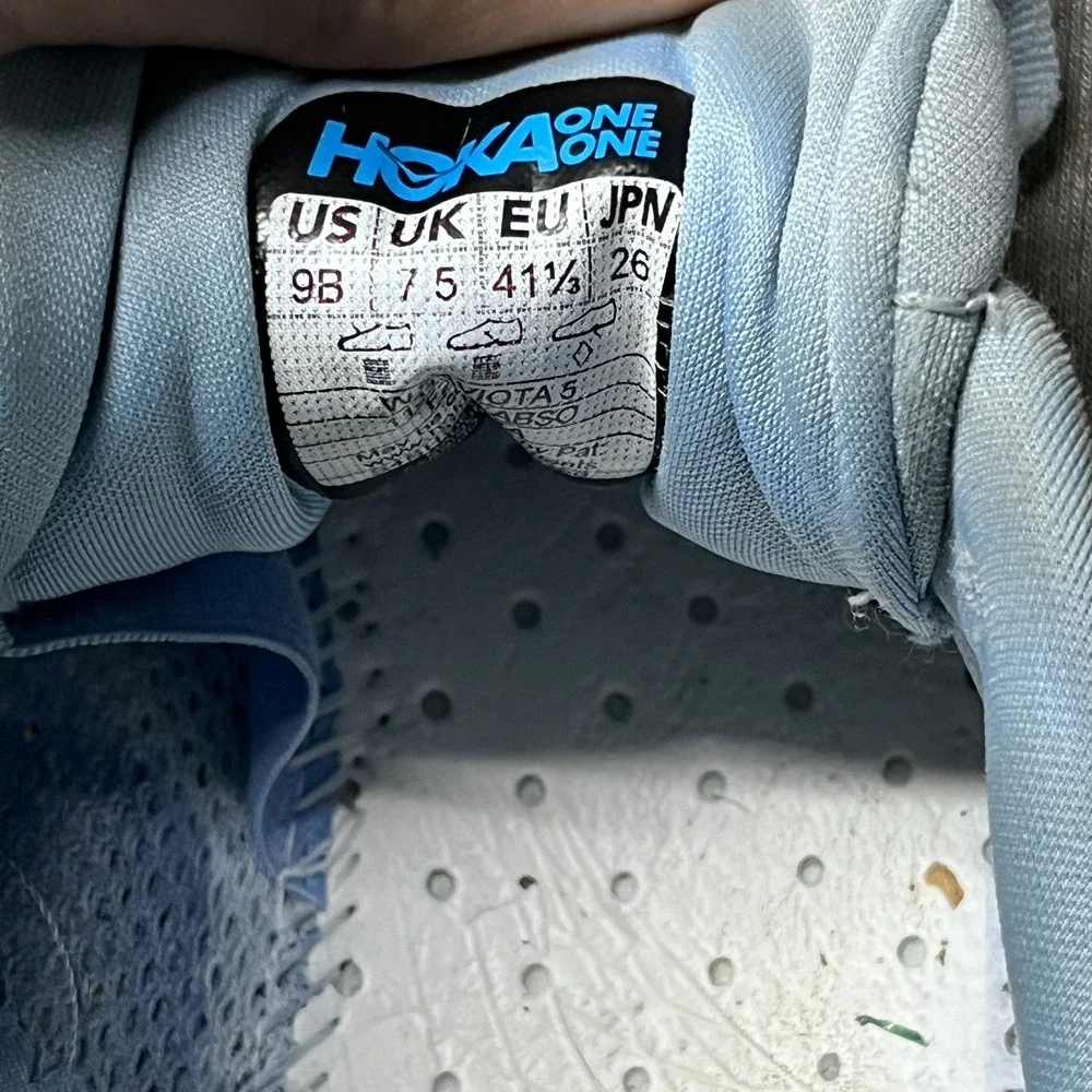 Hoka One Gaviota‎ 5 Women's Size 9B Blue Athletic Running Sneaker Shoes